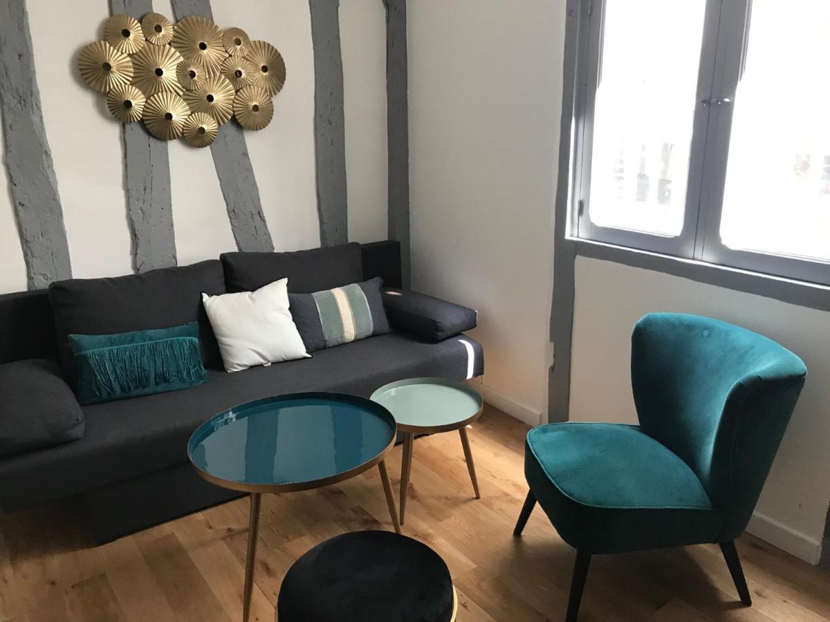 Charmant T1 Vieux Rouen Appartement Buitenkant foto
